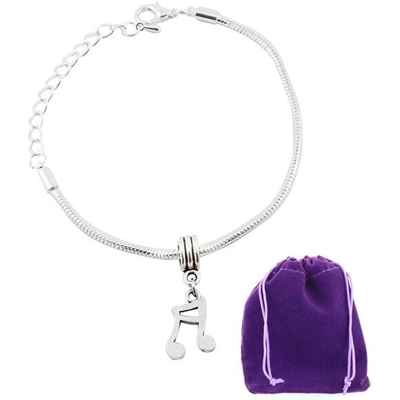 Music Note Bracelet - Musical Bracelet for Musicians - Picture 1 of 8